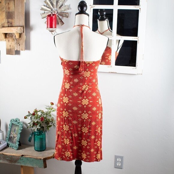 Label By Ritu Kumar Beaded Boho Dress Size 2 - Picture 3 of 6